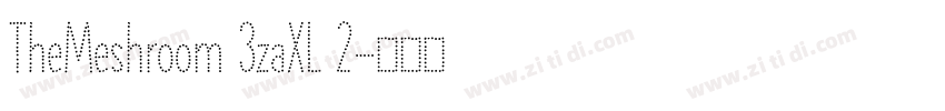 TheMeshroom 3zaXL 2字体转换